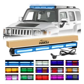 Barra Torreta Estrobo Codigo Leds Cob Policia 24 PuLG 40w
