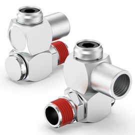 TAILONZ PNEUMATIC 2pcs 1/4 Inch Air Tool Swivel Fitting 360 Degree Swivel Air Hose Connector Industrial Swivel Portable Air Tool Adapter