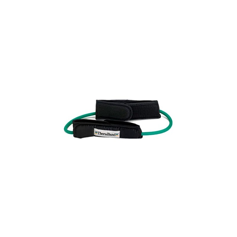 TheraBand Widerstandstrainer Tubing Loop Grün | Schwer, OneSize