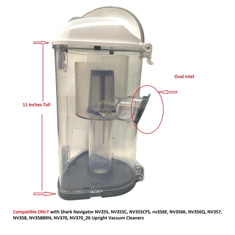 XL Dust Cup Assembly Compatible with Shark Navigator Lift Away