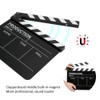 30x25CM Acrylic Clapperboard Director Professional Movie Film Action Clap Photography