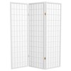Red Lantern WP60-WHT-3P Folding Screen, 3 Panel, White