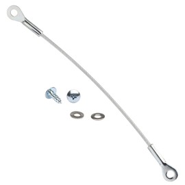 2 Pack Rok Hardware Cabinet Door Restraint Limit Kit, Door Stays, Reduces Restricts Opening Angle, Zinc Finish, Screws and Washers Included, R0006