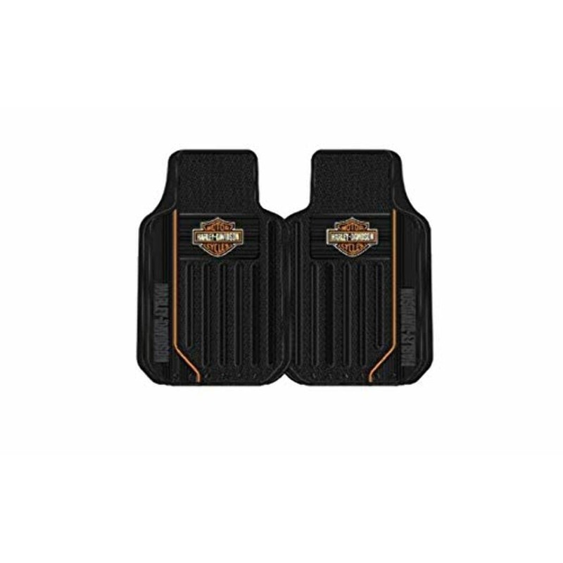 PLASTICOLOR Harley Elite Series B&S Orange Floor Mats