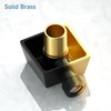 Lavatrum 100% Brass Wall Mounted Supply Elbow, Wall Elbow for