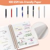 Forvencer Lined Spiral Journal Notebook with 300 Numbered Pages, B5