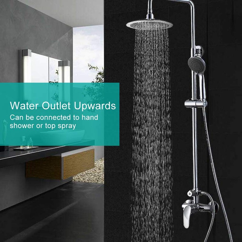 Shower Mixing Valve for Bathroom – G1/2 Wall-Mounted Copper Hot