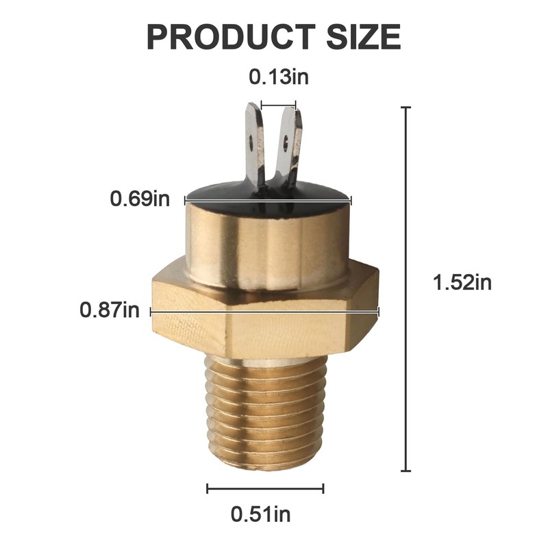 Screw Man 42001-0063S High Limit Switch Compatible with Pentair Mastertemp