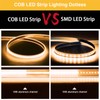 LLTOP COB LED Strip Lights Waterproof IP67 DC24v Warm White