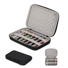 MIVLXLX Nylon cloth 8 Fountain Pen/Pencil Tray Case Organizer, Fashion Design,Handmade Display Zippered Pouch for Rollerball Pen-Retro,8 Slots