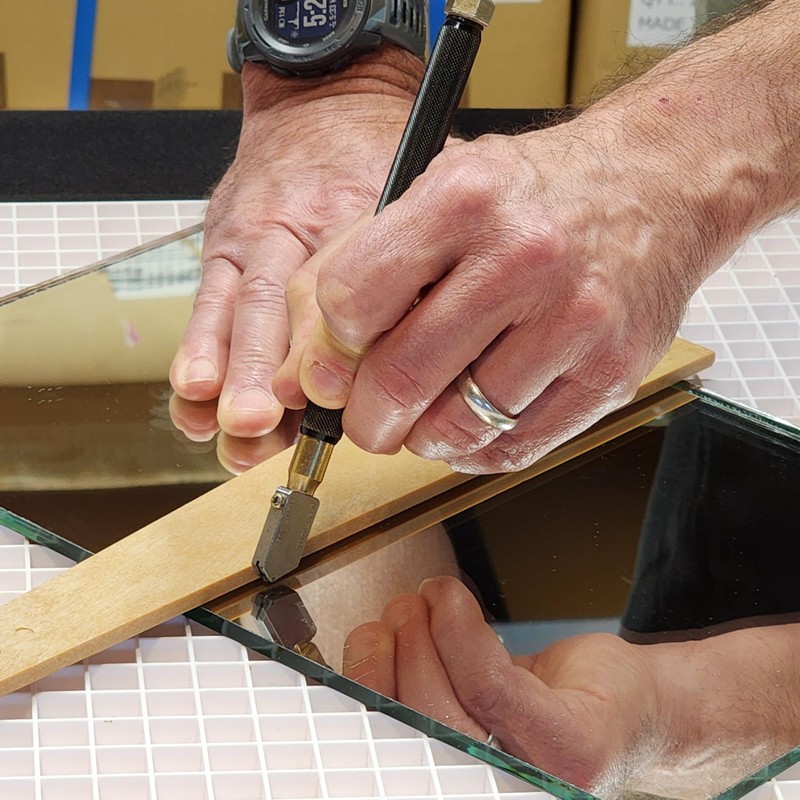 TOYO TC17BV Glass Cutter | Brass Handled TAP Wheel Technology