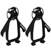 munkees Penguin Bottle Opener Keychain 2 Pack Aluminium Key Beer