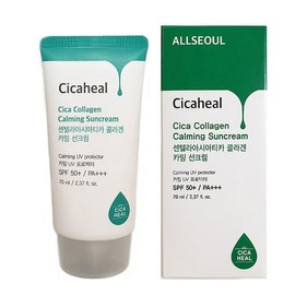 First Pick Cica Collagen Calming Sun Cream 70ml SPF50+ PA+++ Stickiness / 퍼스트픽 시카 콜라겐 카밍 선크림70ml SPF50+ PA+++ 끈적임X 백탁X 썬크림27년11월까지