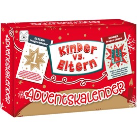 Card Game Family Quiz for Children and Adults Quiz Game for the Whole Family Travel Game Puzzles about Advent Christmas Children vs. Parents Advent Calendar 48 Cards 144 Questions Age 7+