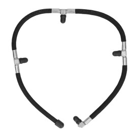 Engine Injector Fuel Return Pipe Rubber Oil Return Tube Replacement for Fuso 4M50 53cm Length