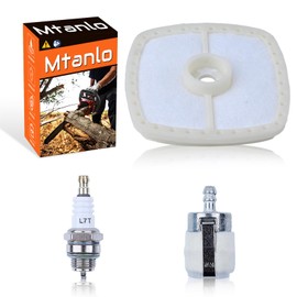 Mtanlo For Echo Air Filter & Spark Plug Combo For ES-210, GT-200, GT-225, HC-150, HC-225, PAS-225, PAS-265, PB-250, PE-225, SHC-225, SRM-210, SRM-225, SRM-265 - OEM A226000472