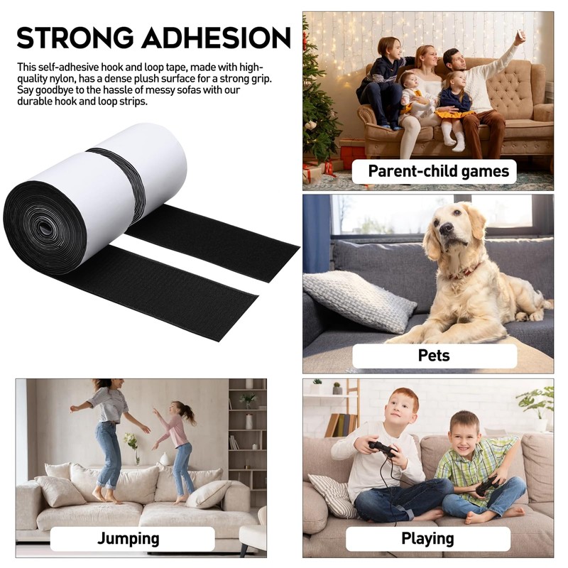 MAXECHO 4.4 Inches x 7 Feet Strong Sticky Back Heavy