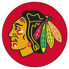 (NOT A PATCH) Chicago Blackhawks Hockey HTV Heat Transfer Vinyl Iron On - 5" Inches
