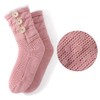 LEMZONE Women's Winter Slipper Socks Warm Cozy Fuzzy Fleece-lined Cabin