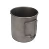 Titanium Mug 500ml Rounded Edge Design Lightweight Portable Mug with