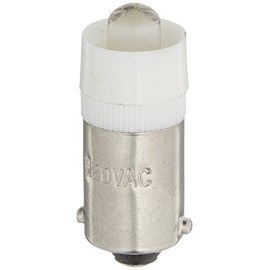 Eiko LED-120-MB-W T3-1/4 BA9S Halogen Bulb, 110-130 VAC, White