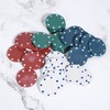 100PCS Poker Chips Cards with Portable Carrying Case for Texas