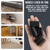 30 Pcs 25mm Rectangle Chair Leg Tips - Plastic U