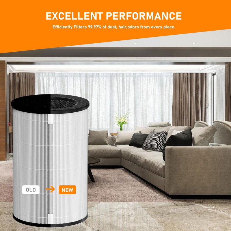 AP-T30 True HEPA Replacement Filter Compatible with HoMedics AP-T30 AP-T30WT