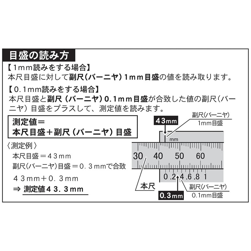 Niigata Seiki SK Plastic Caliper Quick Scale 2.8 inches (70