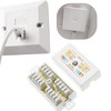 SING F LTD 2PCS RJ45 Cat 6 Gigabit Inline Punchdown