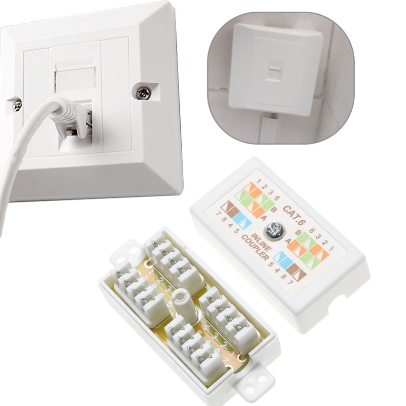 SING F LTD 2PCS RJ45 Cat 6 Gigabit Inline Punchdown