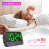 Small LED Digital Clock for Bedroom, Loud Alarm Clock for