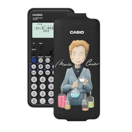 Casio FX-82SP CW Scientific Calculator with Marie Curie Illustrated by Raquel Riba Rossy, Recommended for the Spanish and Portuguese curriculum, 5 languages, more than 300 functions