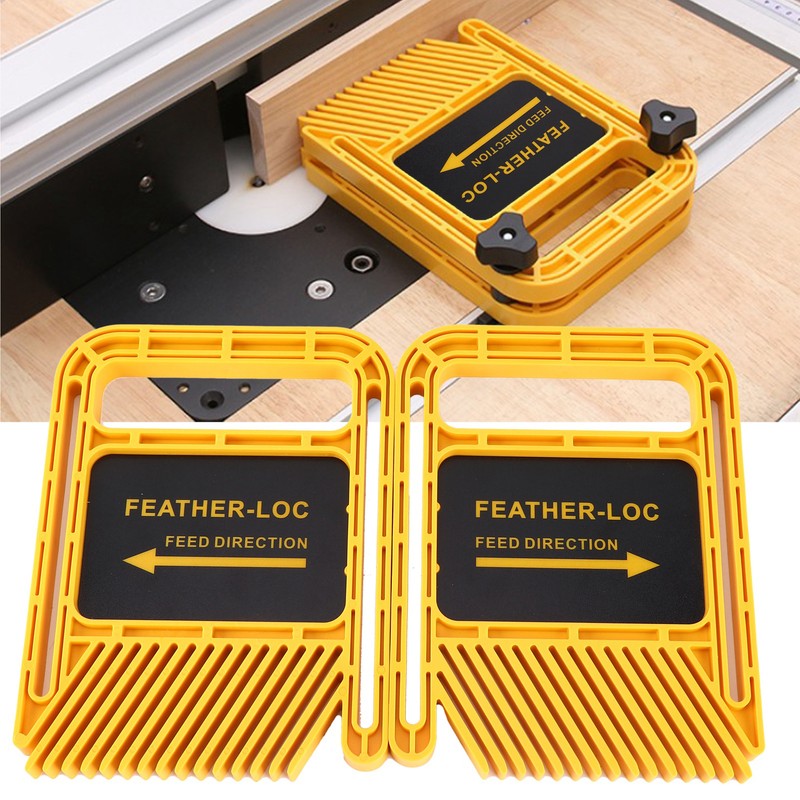 Woodworking Feather Board Set Router Table Saws Carpentry Aid Hand