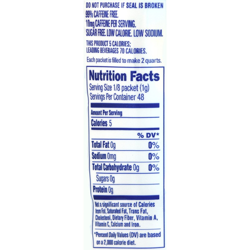 Crystal Light Iced Tea Drink Mix, Natural Lemon Flavor (12-Quart),