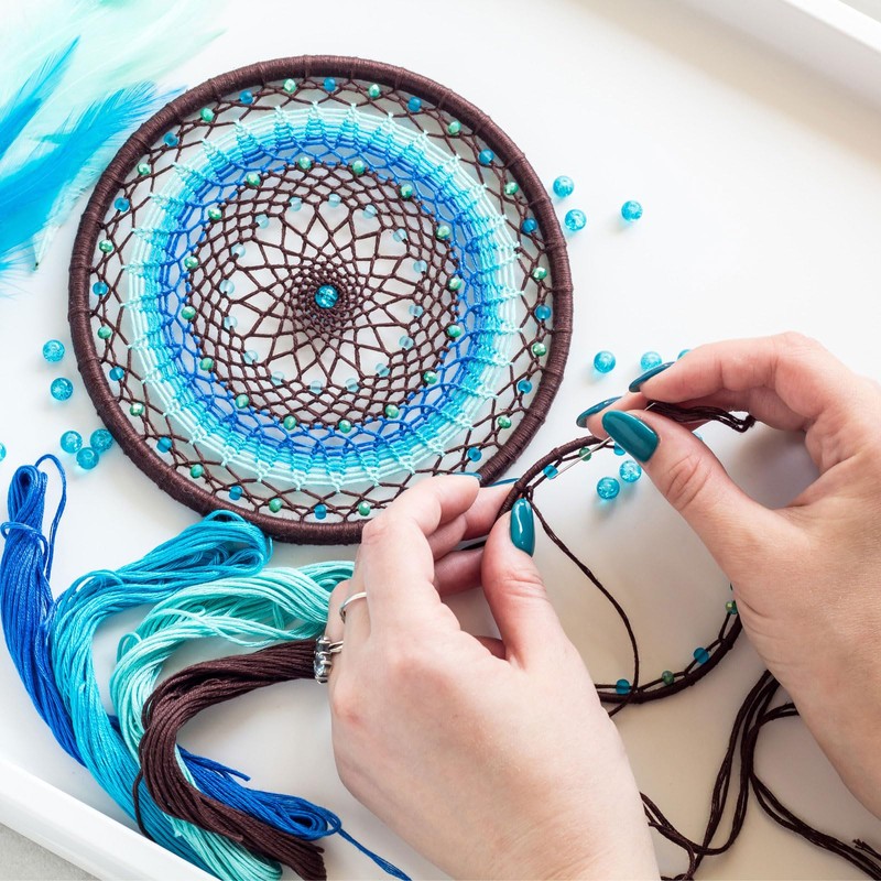 PATIKIL DIY Dream Catcher Kit Making Dream Catcher Supplies Wall
