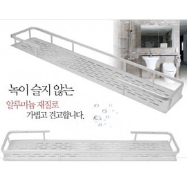 I40013A Bath Aluminum Straight Shelf 60/Bathroom Shelf Aluminum straight shelf 60cm 2ea