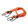 Bungee Cords - 10-Pack Rubber 18-Inch Cordage with Heavy-Duty Vinyl-Coated
