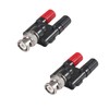 AEDIKO 2pcs BNC Male to 2x 4mm Dual Banana Female