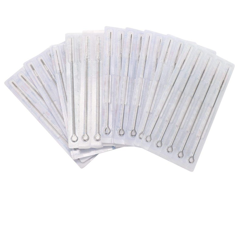 Needles 5RL,50pcs Disposable Sterilized Bugpin Needles Premium Quality Needle Liners