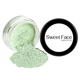 GREEN CORRECTOR (20 gram Sifter Jar) Powder for Redness, Acne, Rosacea, Blemishes – Mineral Makeup Jar – Concealer, Noncomedogenic, Full Coverage Color Corrector for Sensitive Skin SPF 20