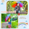 Silkfly 24 Pcs Rainbow Umbrella Bulk Compact Portable Tri Fold