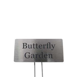 Packs of Stainless Steel Garden Markers- Create Memorials, Label Your Flowers, Dedicate A Trail Path or Road to Someone Or Label Your Fruits and Veggies (3, 4 x 2)
