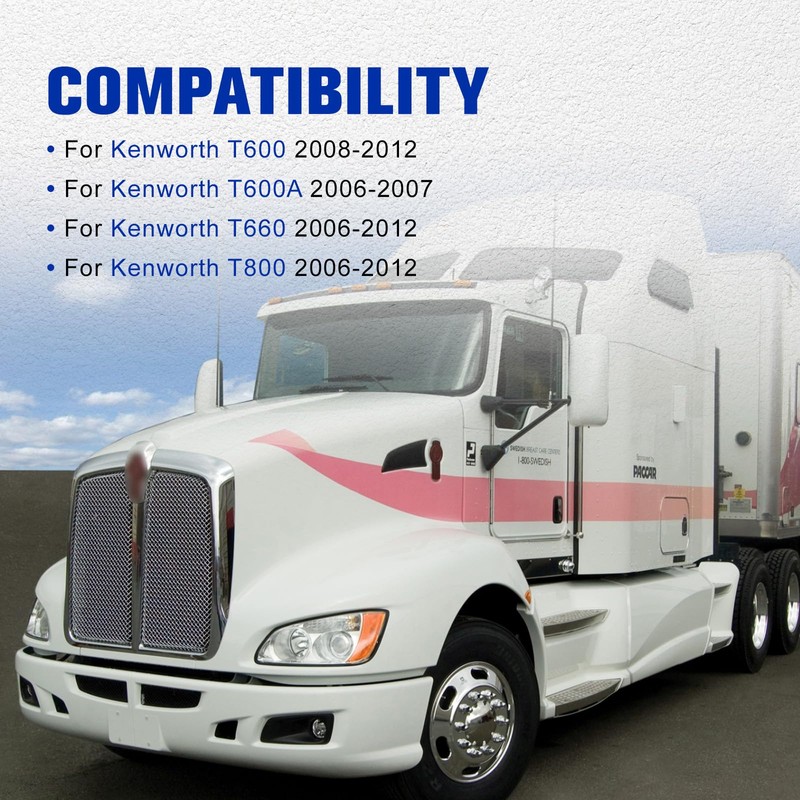 Kozlira 1 Pair Windshield Wiper Arm Compatible with Kenworth T600/T600A/T660/T800,