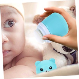 WOONEKY 2Pcs Powder Puff Container Travel Talcum Powder Dispenser