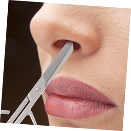 TOVINANNA 2sets Professional Eyebrow Trimmers for Women Men Stainless Steel Nose Hair Scissors Hair Trimming Scissors for Nose Beard 2pcs*2