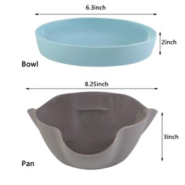 Pujito Pistachio Bowl with Shell Storage Large Double Dish Snack Bowl Perfect for Fruit, Nuts, Candy and Snacks