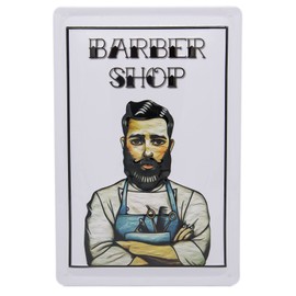 #Barber Shop Embossed Hairdresser Tin Sign Wall Decoration Decorative Sign 30x20cm