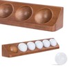 1-Pack Wooden Golf Ball Display Case & Holder - Wall
