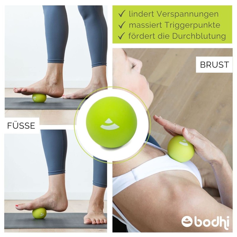 Fazien Massage Ball, Set of 3 (Soft/Medium Hard), Back, Buttocks